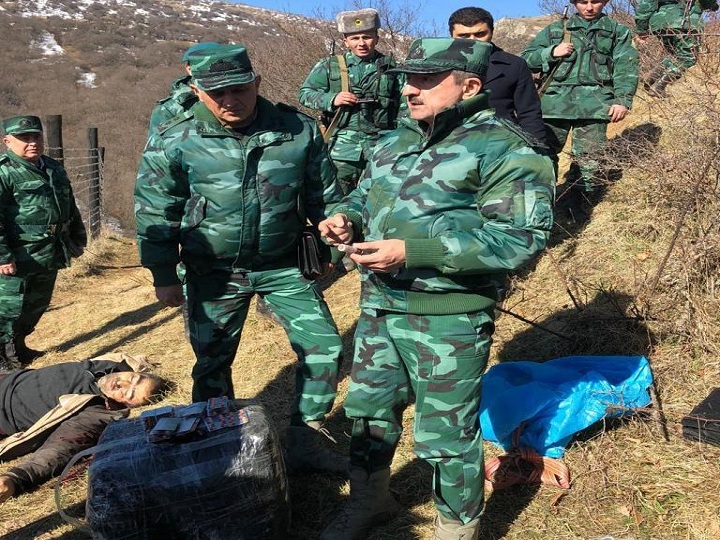 Azərbaycan sərhədini pozmağa cəhd edən şəxs zərərsizləşdirilib - FOTO