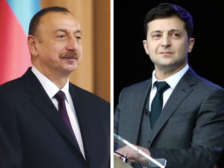 Владимир Зеленский и Ильхам Алиев договорились о координации усилий в борьбе с пандемией  