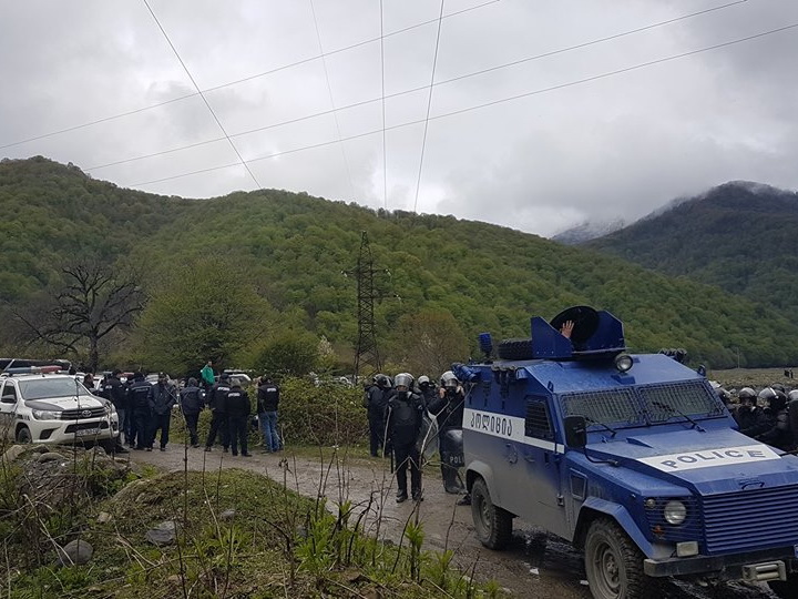 Более 40 человек пострадали при столкновениях в Панкисском ущелье в Грузии