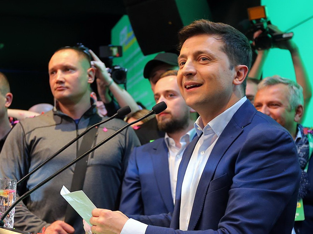 ЦИК Украины объявил о победе Зеленского на президентских выборах