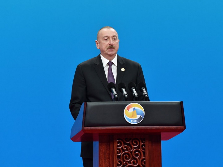 Президент Ильхам Алиев принимает участие в Форуме «Один пояс – один путь» - ФОТО