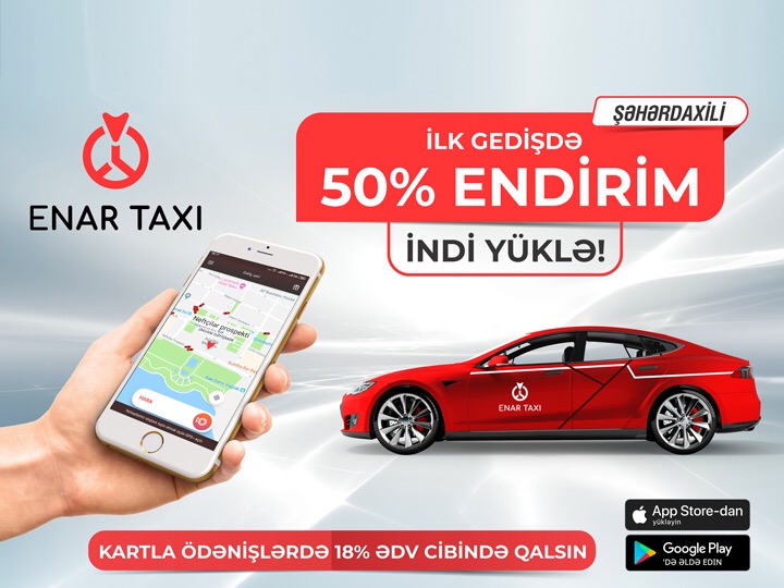 Yerli şirkətimizdən UBER və Bolta rəqib olacaq yeni tətbiqetmə 1news.az oxucularına xüsusi endirim – FOTO
