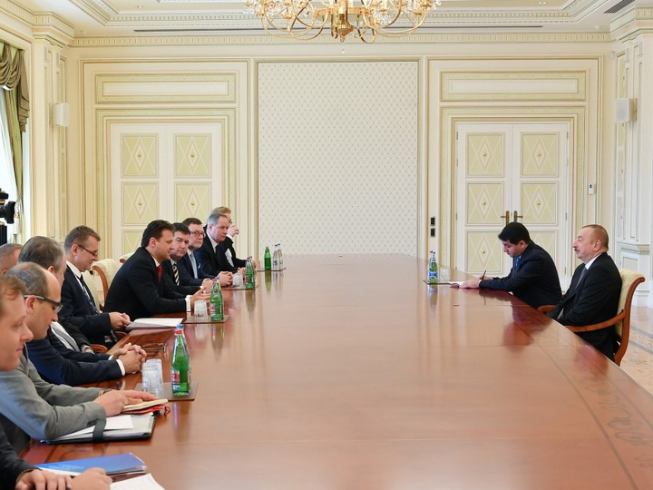 Президент Азербайджана принял делегацию парламента Чехии - ФОТО