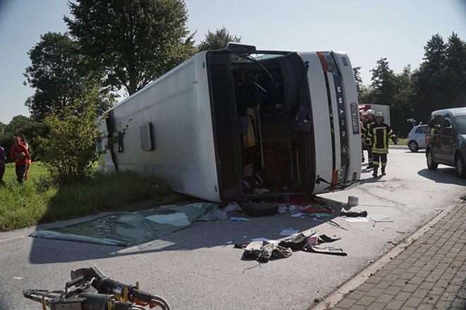 İtaliyada turist avtobus aşıb, ölən və yaralananlar var
