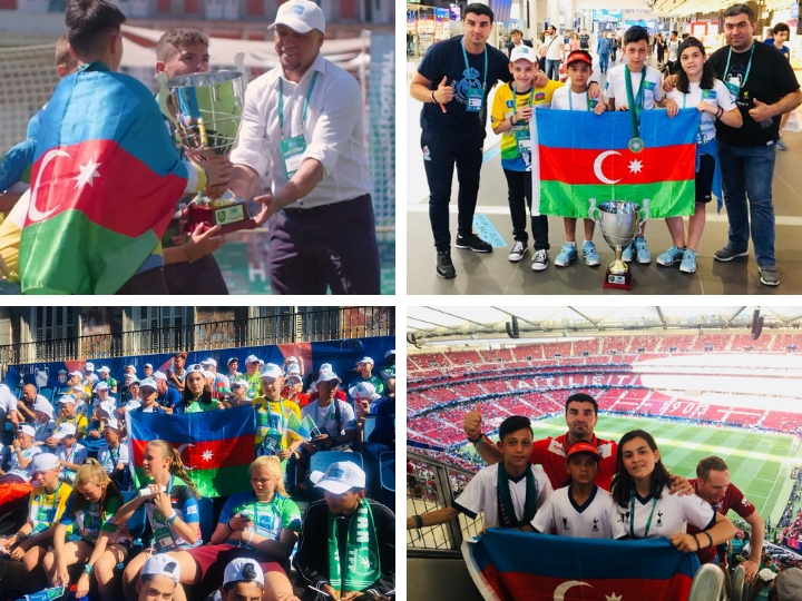 С кубком из Мадрида: юные футболисты SABAH FC успешно выступили в проекте «Футбол для дружбы» - ФОТО