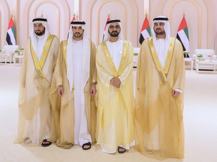 Роскошная свадьба женившихся в один день наследного принца Дубая и двух его братьев - ФОТО