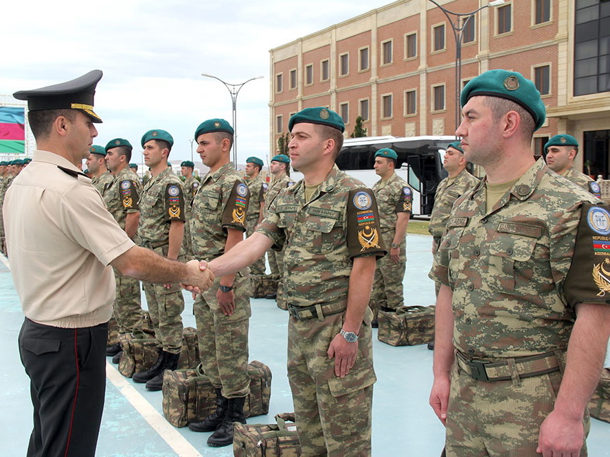Группа азербайджанских миротворцев вернулась из Афганистана – ФОТО - ВИДЕО