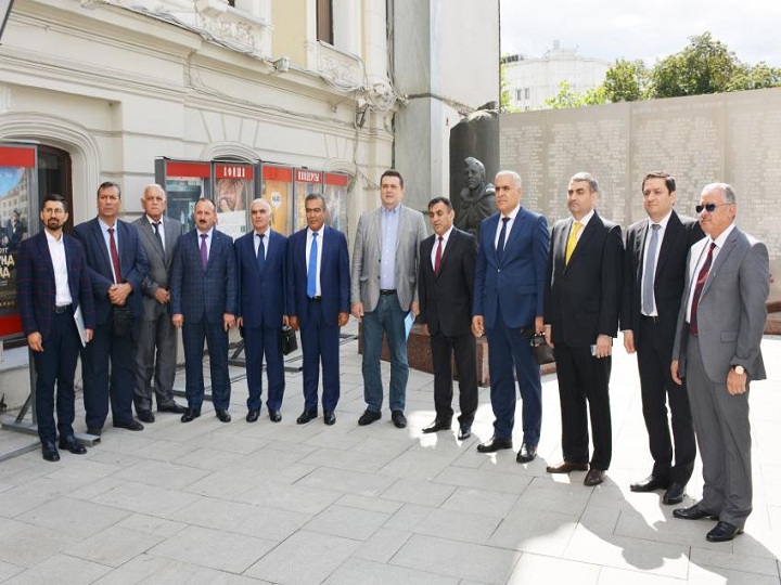 Azərbaycanın KİV rəhbərləri Rusiya Xarici İşlər Nazirliyində olublar - FOTO