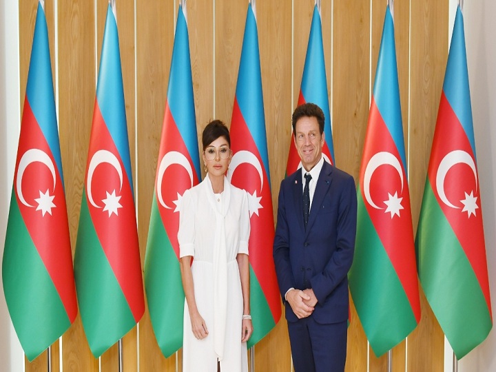 Mehriban Əliyeva MEDEF Biznes Şurasının prezidenti ilə görüşüb – FOTO – YENİLƏNİB