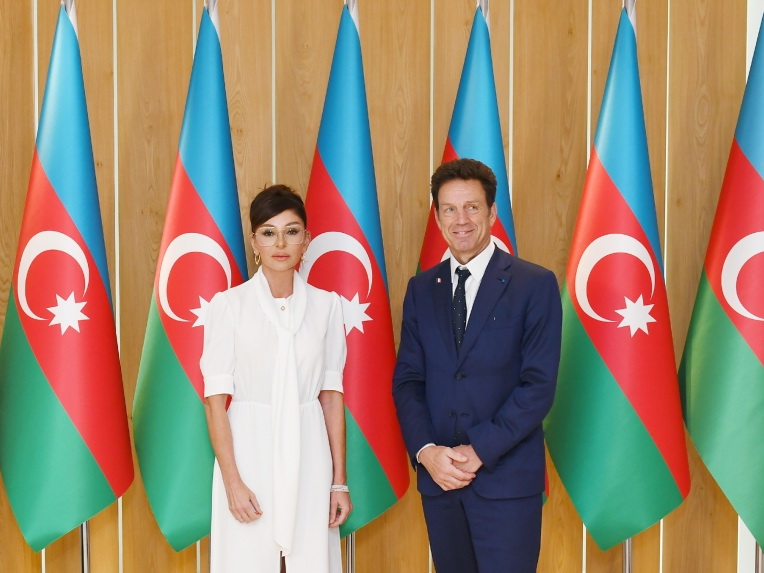 Мехрибан Алиева встретилась с президентом Бизнес-Совета MEDEF - ФОТО