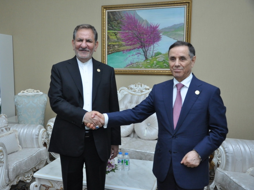 Новруз Мамедов встретился с первым вице-президентом Ирана Эсхаком Джахангири - ФОТО