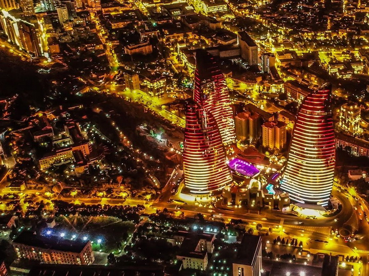 Невероятно красиво: Прекрасный Баку с высоты птичьего полета - ФОТО - ВИДЕО