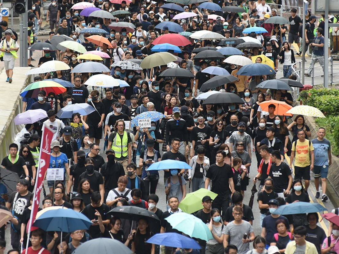 Марш протеста в Гонконге собрал 1,7 миллиона человек