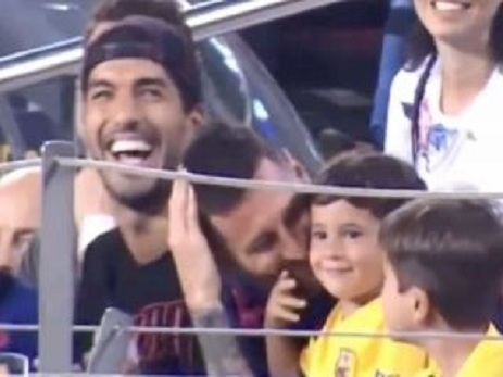Messi ilə Suaresdən gülməli reaksiya – VİDEO