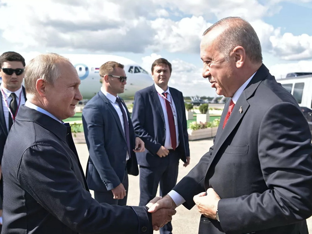 Путин пообещал Эрдогану продать Турции истребители Су-57