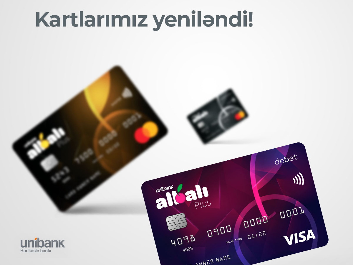 Unibank обновил карты Albalı Plus