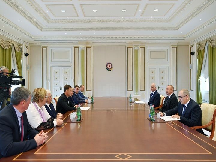 Prezident İlham Əliyev Sverdlovsk vilayətinin qubernatorunu qəbul edib – YENİLƏNİB