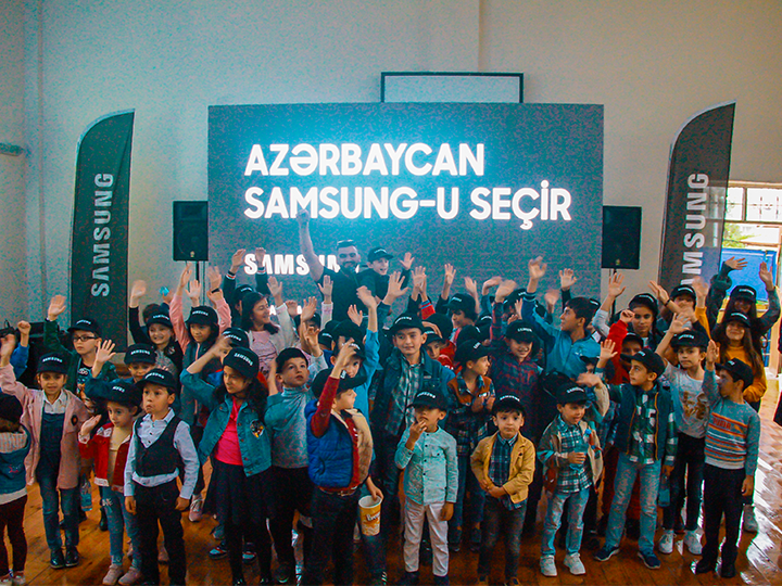 Cinemobile, организованный Samsung при поддержке Фонда «Nargis», порадовал детей в Газахе, Гяндже и Загатале