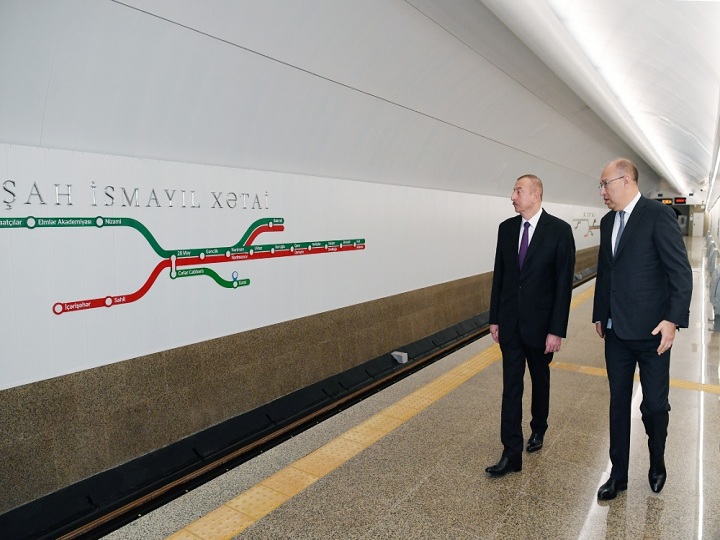 Prezident “Xətai” stansiyasında görülən işlərlə tanış olub – FOTO – YENİLƏNİB