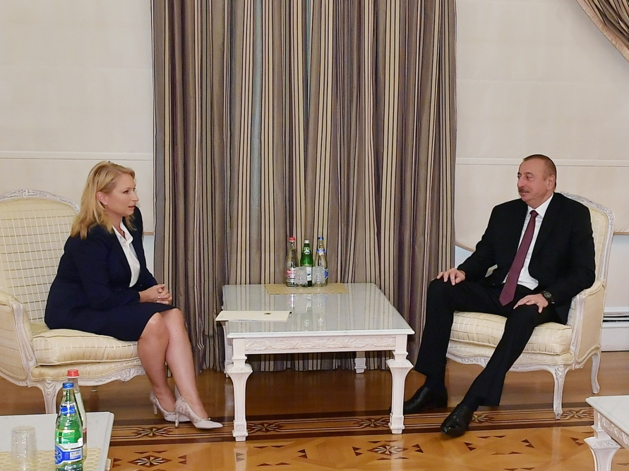 Президент Ильхам Алиев принял министра экономики и устойчивого развития Грузии - ФОТО