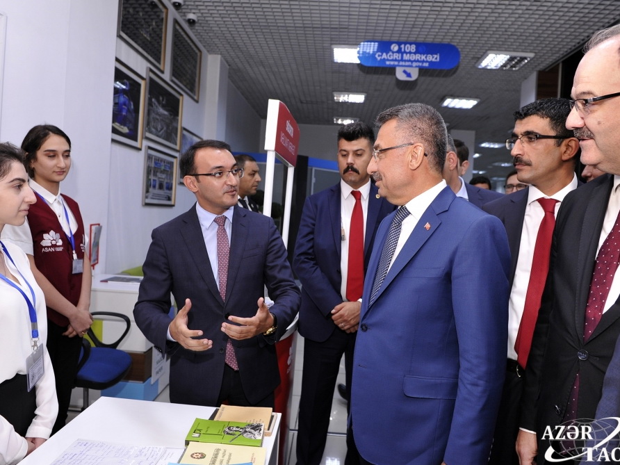 Вице-президент Турции Фуат Октай ознакомился с центром «ASAN xidmət» - ФОТО