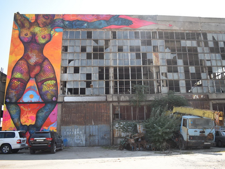 Заброшенный комбинат в Баку превратился в урбанистическое арт-пространство – ФОТО