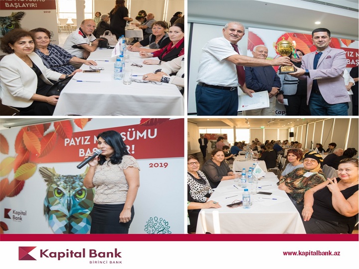 Kapital Bank təqaüdçülərin bilik yarışını təşkil etdi