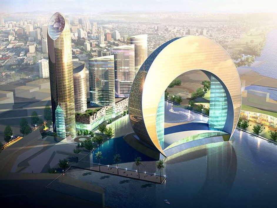 В Баку возобновлено строительство комплекса «Aypara» - ФОТО