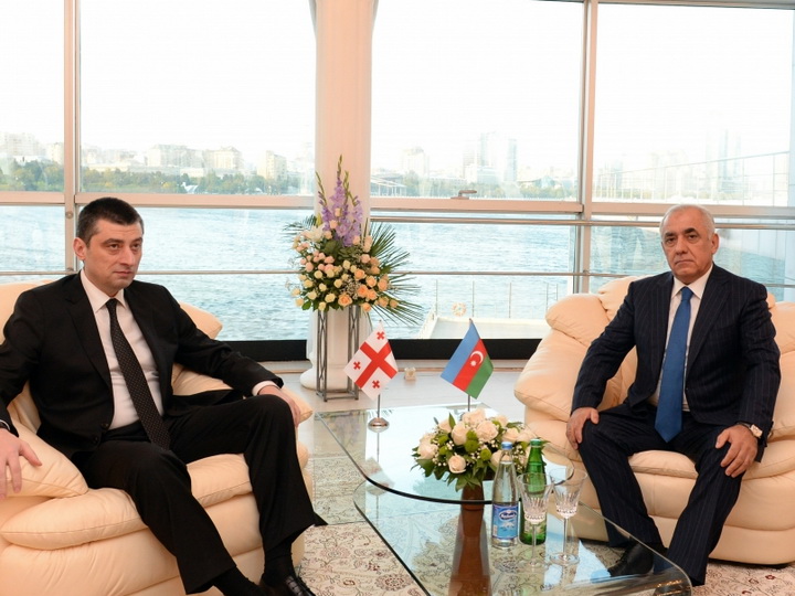 Состоялась встреча премьер-министров Азербайджана и Грузии - ФОТО