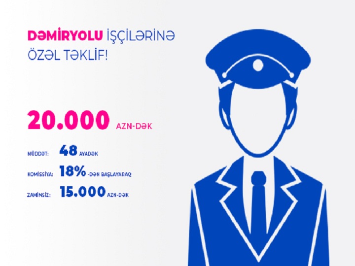 Azərbaycan Beynəlxalq Bankında dəmiryolu işçiləri üçün kredit kampaniyası