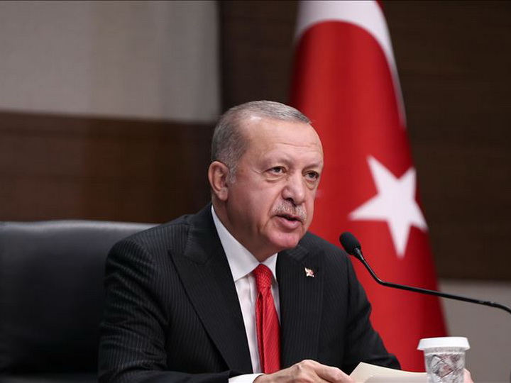 Президент Турции провел брифинг перед вылетом в Азербайджан
