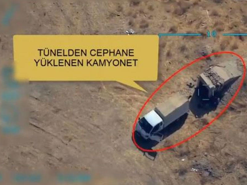 Türk qırıcıları terrorçuları havaya uçurdu - VİDEO