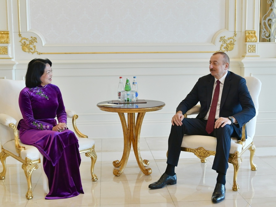 Президент Ильхам Алиев принял вице-президента Вьетнама - ФОТО