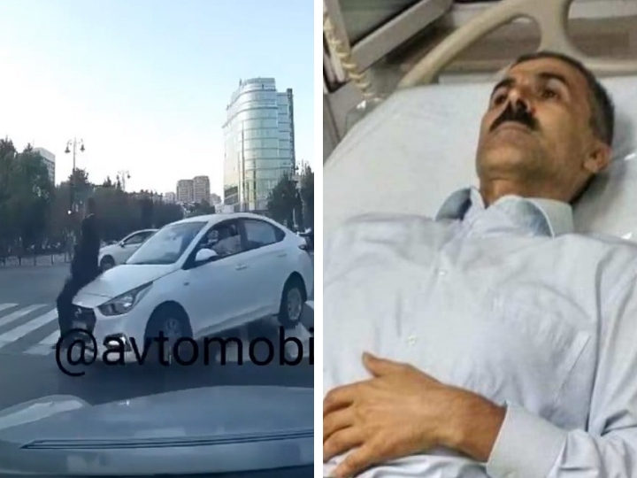 Правозащитника, сбитого на «зебре» в центре Баку, перевели в специализированную больницу - ФОТО - ВИДЕО - ОБНОВЛЕНО