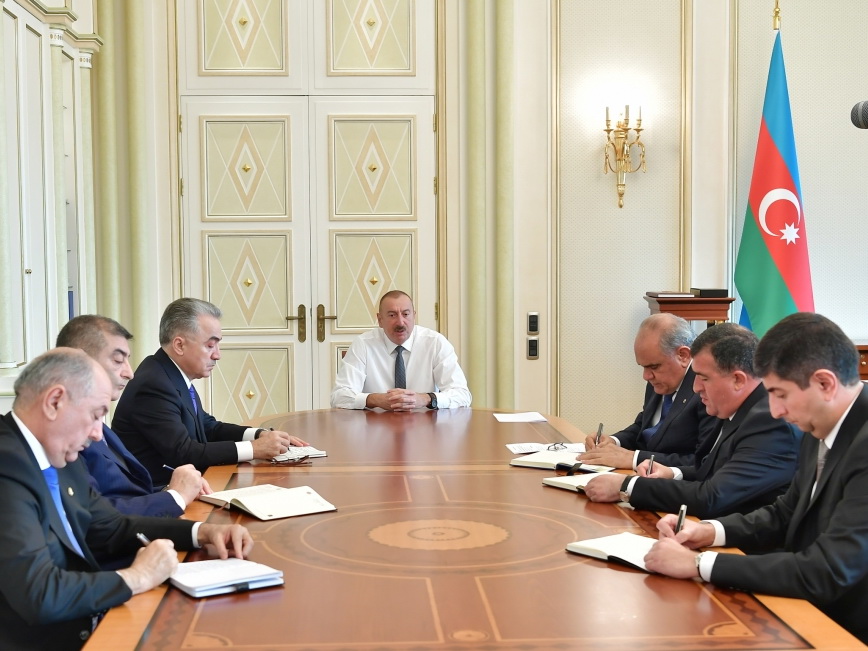 Президент Ильхам Алиев – новоназначенным главам исполнительной власти: «Вы должны достойно служить народу» - ФОТО - ВИДЕО