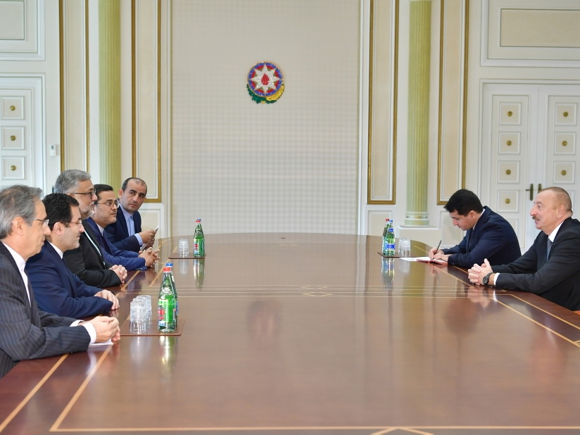 Президент Ильхам Алиев принял делегацию во главе с председателем Организации культуры и исламских связей Ирана - ФОТО