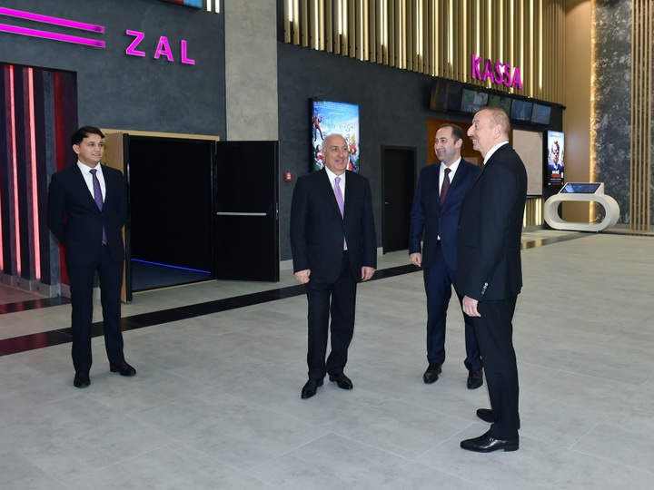 Президент Ильхам Алиев принял участие в открытии нового здания кинотеатра в Сумгайыте - ФОТО