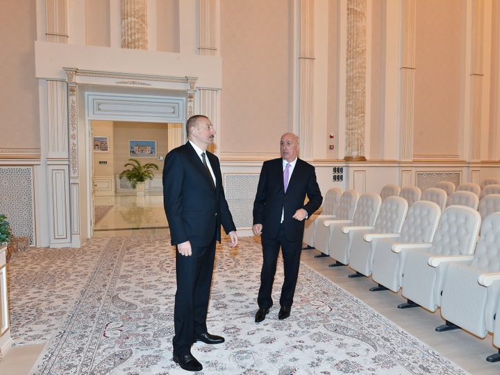 Президент Ильхам Алиев принял участие в открытии Центра мугама в Сумгайыте - ФОТО