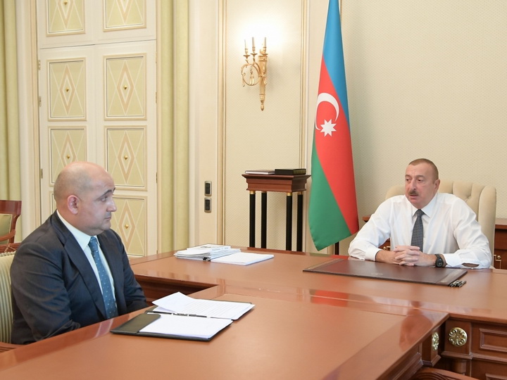 Президент Ильхам Алиев принял нового исполнительного директора ГНФАР - ФОТО - ВИДЕО