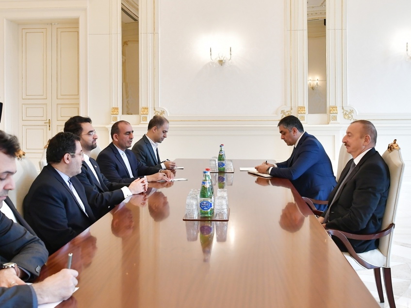 Президент Ильхам Алиев принял делегацию во главе с министром связи и информационных технологий Ирана - ФОТО