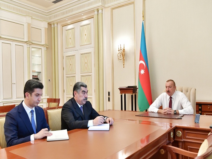 Prezident İlham Əliyev yeni icra başçılarını qəbul edib – FOTO