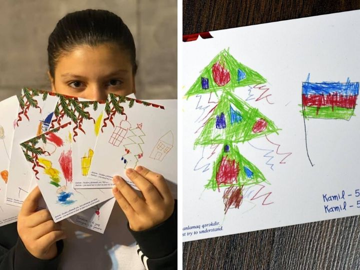 Новогоднее волшебство в Баку: Необычные открытки от детей с синдромом аутизма – ФОТО – ВИДЕО