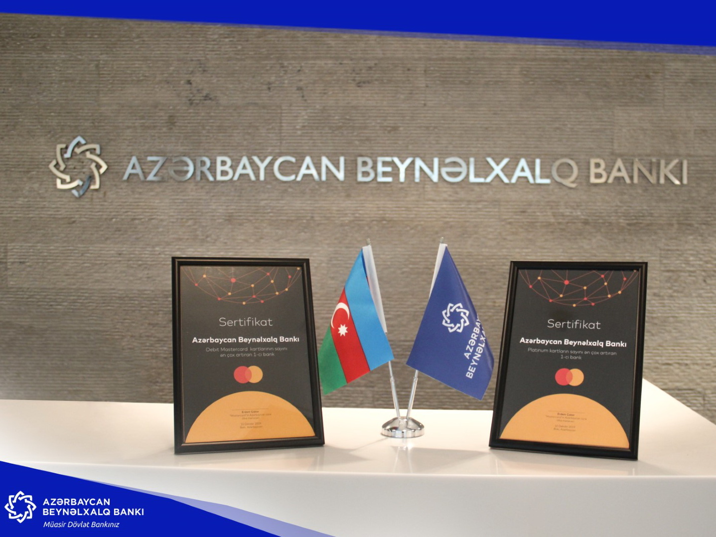 MasterCard вручила Международному банку Азербайджана две награды