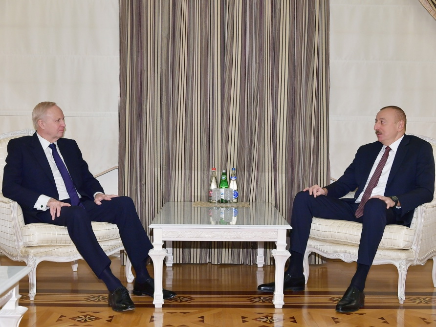 Президент Азербайджана Ильхам Алиев принял генерального исполнительного директора группы ВР - ФОТО