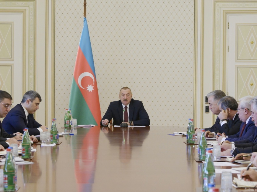 При Президенте Ильхаме Алиеве состоялось совещание, посвященное итогам хлопкового сезона - ФОТО