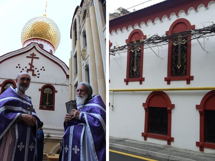 Завершен ремонт фасада старейшей православной церкви в Баку – ФОТО