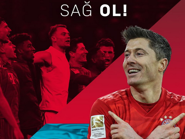 Мюнхенская «Бавария» поблагодарила своих фанатов на азербайджанском языке – ФОТО
