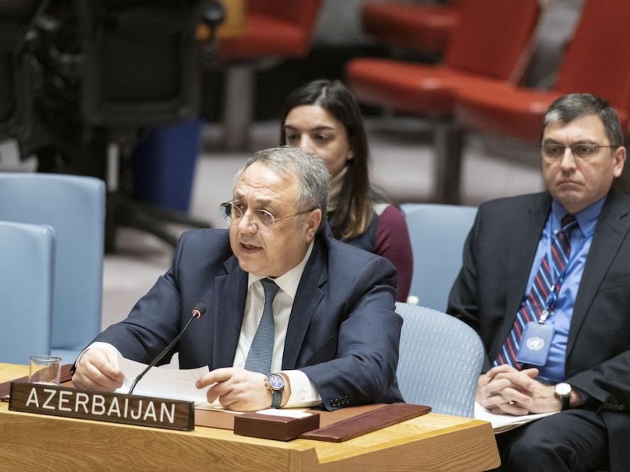 Постоянный представитель Азербайджана при ООН рассказал на дебатах в Совете Безопасности об армянской агрессии против Азербайджана