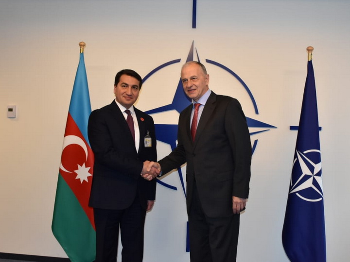 Хикмет Гаджиев посетил штаб-квартиру НАТО - ФОТО