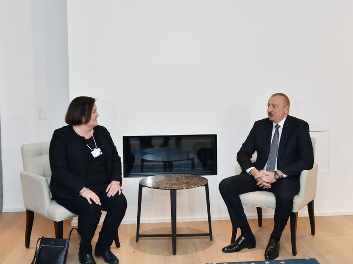 Президент Ильхам Алиев встретился в Давосе с исполнительным вице-президентом CISCO – ФОТО